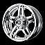 ATX AX1812 Artillery Wheel - Chrome